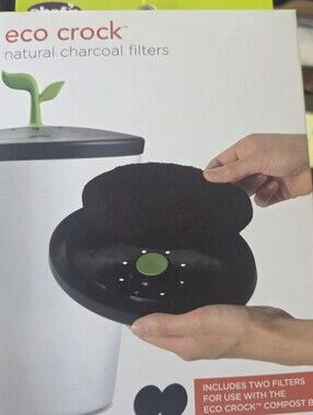 Eco Crock Natural Charcoal Filter - Black